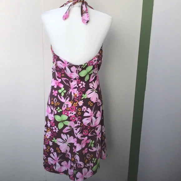 Vintage Handmade Halter Tie Butterfly Dress - Picture 3 of 5